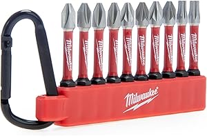 Milwaukee - Shockwave Impact Duty zestaw wkrętaków z karabińczykiem, zestaw 10 sztuk, zestaw różnorodnych