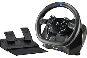 Subsonic Volante da corsa Superdrive SV950 con pedale e palette per Xbox Serie X/S, PS4, Xbox One, PC (programmabile per tutti i giochi)
