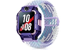 Hexasider Pulsera infantil compatible con Watch Phone Z7/Z6/Z1, pulseras trenzadas de nailon para imoo smartwatch niños Z1/Z6/Z7 bandas de repuesto para niñas y niños