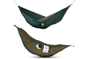 Ticket to the Moon Original Hammock - Dark Green/Army Green (2021), (3.2x2m / 10.5x6.56’)