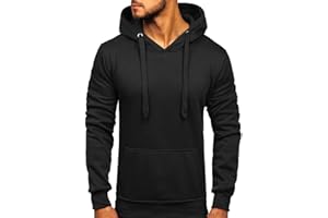 BOLF Homme Sweat-Shirt a Capuche avec Fermeture Eclair Hoodie Sweat Zippe Manches Longues Temps Libre Sport Fitness Outdoor Basic Casual Style Mix 1A1