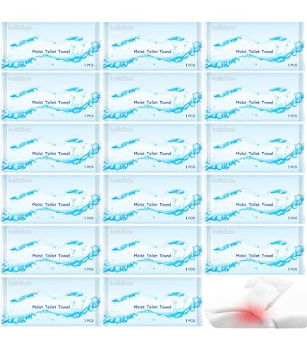 Lot 50 Lingettes Humides Rafraîchissantes Biodégradables - Hygiène Intime Portable Individuel