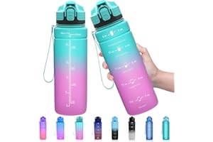 ‎ZOUNICH Zounich Trinkflasche Kinder Auslaufsichere 1L/700ml/500ml-BPA frei trinkflaschen Sport tritan Kunststoff Wasserflasche für Fahrrad, Schule, kohlensäure geeignet, spülmaschinenfest Sportflasche