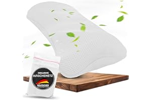 BURADIA Badewannenkissen inkl. Wäschenetz - Ultimativer Komfort und Entspannung mit neuester Air Mesh Technologie - Badekissen für Badewanne mit 4 starken Saugnäpfen - Nackenkissen/Kopfkissen (weiß)