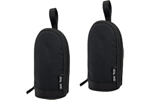 JOFOL BABE Bolsa para biberones, Bolsa enfriadora de Leche Materna, Viaje, Bolsa enfriadora para biberones, Bolsa para Botellas, Bolsa enfriadora de Leche Materna (Negro, dos piezas)