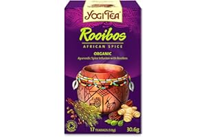 (4 PACK) - Yogi Tea - Rooibos African Spice | 17 Bag | 4 PACK BUNDLE