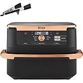 Ninja Foodi FlexDrawer Air Fryer, Dual Zone with Removable Divider, Large 10.4L Drawer, 7-in-1, Air-Fryer, Air Fry, Roast, Ba