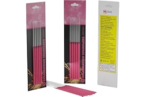 EXCLUSIVE ONLINE Exclucive Online Pack of 10 Glitz Sparklers 18cm - Ideal for Parties, Celebrations, Bonfire Night, Halloween, Christmas, New Year and Special Events - Perfect for Weddings, Birthdays(Rose_Gold)