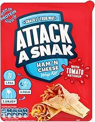 Attack A Snak Ham n' Cheese Wrap Kit, 99g