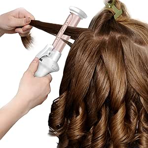 Eurobuy Cordless Curling Iron Portable Mini Hair Curling Iron Usb