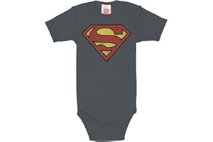 Logoshirt® DC Comics I Superman I Logo I Gigoteuse I Body pour bébé I Fille & Garçon I Coton I Manches Courtes I Design Original sous Licence