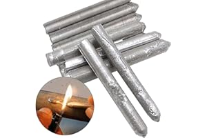 WUSANNA 10 Stücke Niedrigtemperatur-Schweißstäbe für Kupfer Eisen, Edelstahl, Lötstangen, niedrige Temperatur, einfach zu Schmelzen, Aluminium-Schweißstäbe, Universal-Schweißstab für niedrige Temperaturen