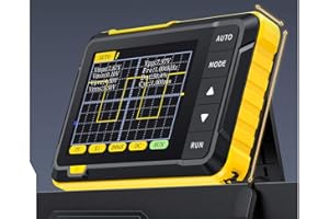 QDTimes Oscilloscope FNIRSI DSO152 Mini Handheld Digital Oscilloscope 2023 Latest Version 2.5MSa/s 200KHz Analog Bandwidth 800 VPP with PWM Output(DSO152+P6100 HV probe)