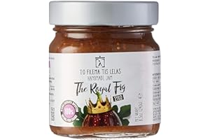 To Filema Tis Lelas Confiture de Figues Sans Sucre Ajouté 2 x 240 g (480 g) | Marmelade Grecque Artisanale Naturelle | Confiture Gourmet Vegan & Sans Gluten