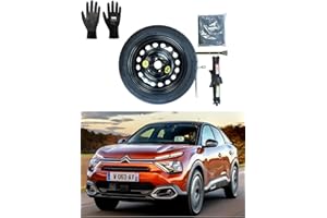 D'ANGELO 1988 Kit rueda de repuesto 16" 145/90R16 compatible con Citroën C4 (2021>) con gata, llave y funda