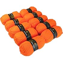 4 Rouleaux De Fil Lumineux Polyester 200m - Laine Douce Couleurs Assorties - NEUF