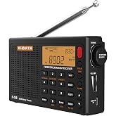 XHDATA R108 Taşınabilir Radyo AM/FM/SW/LW/Airband Kısa Dalga Alıcısı Pille &Ccedil;alışan Radyo, İyi Alıcı, Harika Ses Hoparl&ouml;r&uuml; Ste