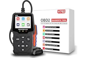 IKIKIN Diagnostica OBD2 Diagnostica Auto Professionale con Grande Schermo da 2,8" Dati in Tempo Reale Lettore di codice di Errore, Funzioni Complete OBDII/EOBD per BMW Tutti i Veicoli OBDII (Nero)