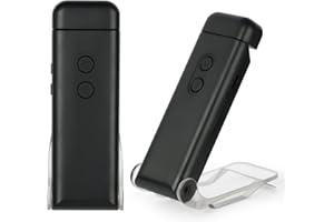 URAQT Luz de Lectura, Luces Lectura Portátil con Función de Temporizador LCD, 3 Colores & 5 Brillos Regulables, Compacta y Larga Duración, Luz Lectura con Clip, Luz Lectura para Lectores Noche Negro