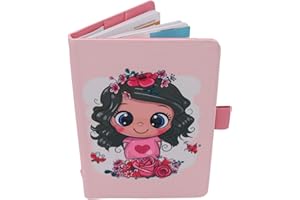 OXROSE Porta Libretto Sanitario Bebè - Modello Principessa - Formato A5 15x20 Cm - Alette Per Riporre Prescrizioni y Documenti