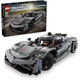 LEGO Technic Koenigsegg Jesko Absolut Gray Hyper Car 42173 - Toy Making Set for Kids, Birthday Gift Idea (80