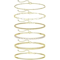 20cm couleur argent chaîne cubaine cheville glacé ... - Grandado