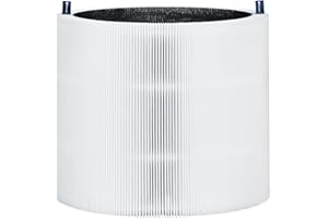 Blueair Genuine HEPASilent Replacement Filter for Blue 3250 Air Purifier – Removes 99.97% of Pollen, Dust, Pet Dander, Mould, Bacteria & Viruses Activated Carbon Reduces VOCs, Odours, Chemicals