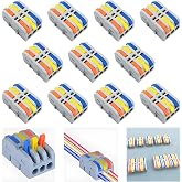 CESFONJER SPL-3M Electrical Connector, 11 Pieces Electrical Connection Terminals, Quick Electrical Connectors with Lever, Fre