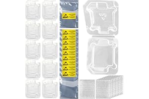 Xiatiaosann CPU-Gehäuseschale für Intel, Clamshell-Kunststoff für Intel 775/1155/1151/1150/1156, Schutzboxhalter verdickte Kunststoffschale, 10 Stück