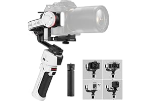 ZHIYUN Crane M3S [Oficjalny] 3-osiowy stabilizator aparatu z dodatkowym światłem, bezprzewodowy Bluetooth, statyw, przenośny aparat fotograficzny Gimbal do aparatu fotograficznego, kompaktowego