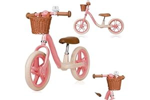 lionelo Alex Bicicleta sin Pedales de 3 años hasta 30 kg, Bicicleta de Equilibrio para Menores, Regulación del Asiento y del Volante, Ruedas Ligeras, Reposapiés Perfilado
