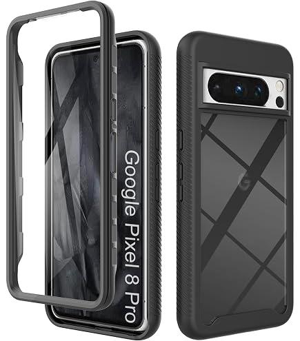 Handyhülle Google Pixel 8 Pro – Mit Schiebedeckel Für Kamera, Militärschutz, 360° Drehbarer Ständer, Roségold