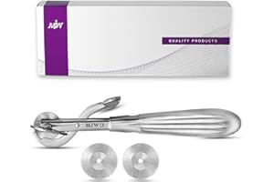 MJW Taglia-Anelli con 2 Lame di Ricambio - Utensile da Taglio per Gioielli di Emergenza in Acciaio Inossidabile Strumento di Primo Soccorso Ideale, Strumento per la Rimozione degli Anelli EMT