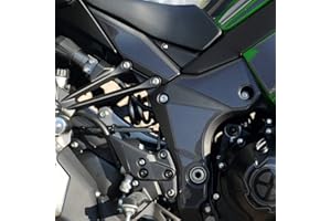 Resin Bike Motorcycle 3D Stickers Compatible with Kawasaki Z 1000 SX 2017 2019. Tank Side Protections from Impact and Scratches. Pair of Resin Stickers - Gadget Moto