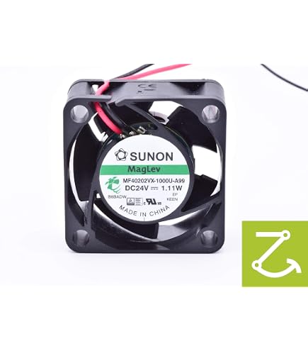 JZK 40x40x28 mm DC 24V mini ventola di raffreddamento 40mm con connettore a 2 pin, 14300 rpm, 0.18A, 4028 piccola ventola brushless DC 4cm per raffreddamento o ventilazione, ventola per stampante 3D