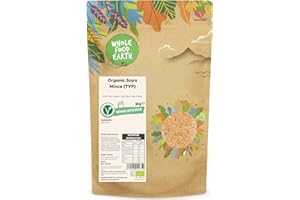 Wholefood Earth Organic SOYA Mince (TVP) 3kg GMO Free | Vegan | High Fibre | High Protein | Certified Organic