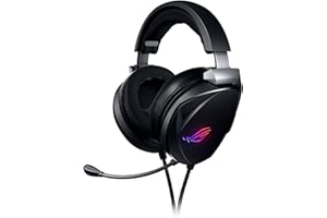Asus ROG Theta 7.1 USB-C Gaming Headset with 7.1 Surround Sound, AI Noise-Cancelling Microphone, ROG Home-Theatre-Grade 7.1 DAC, ESS Quad-Drivers for PC, PS5, Nintendo Switch and Smart Devices,Black