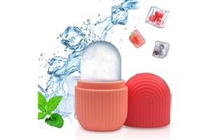 Rseuphiee Ice Roller, Ice Roller Gesicht, Eis Gesichtsroller Silikon Wiederverwendbares, Eisroller Gesicht für Gesicht und Augen, für Pore Verkleinern, Falten Aufhellen, Erhellen Haut