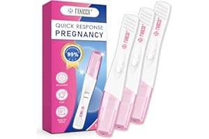 WAYMAYTECY 3 Pièces Test de Grossesse à détection Rapide,Emballés Individuellement Test de Grossesse Précoce,HCG Test,Détection Précoce Précis Fiable Pregnancy Test, Test de Grossesse Urinaires