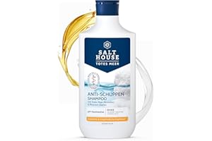 ‎SALTHOUSE Salthouse Totes Meer Therapie Anti-Schuppen Shampoo, reduziert Neubildung von Schuppen, mit Aloe Vera für sensible Kopfhaut, 250ml