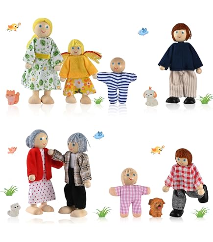 Eichhorn 100002500 - Famiglia per casa delle bambole