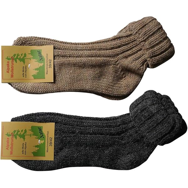Chaussettes D'intérieur En Laine Mérinos - Semelle Antidérapante Picots - Taille 39/40 - Anthracite