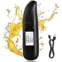 Alkoholtester Mit LCD-Anzeige - USB-aufladbar & Präzise