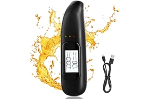 Mapille Alkoholtester Polizeigenau, Professioneller Alkoholmessgerät mit Digitalem Farbigem LCD-Anzeige, polizeilich genaues Alkoholmessgerät, für den Einsatz zu Hause oder auf Partys