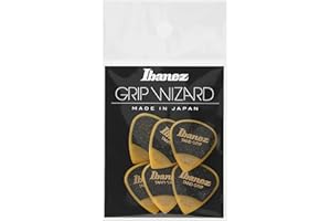 Ibanez PPA16XSG Wizard Series, Sand Grip Picks 6 Pack 1.2mm (PPA16XSGYE)