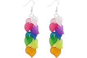 Bluebubble ENGLISH GARDEN Leaf Cluster Earrings on Gift Card