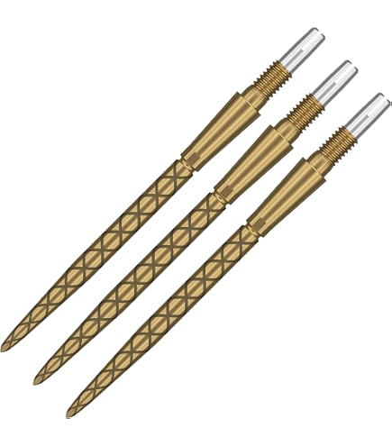 Target Darts - Système K-Flex Flights Et Shaft Raymond Van Barneveld - Pack De 3, Longueurs Courtes/inter/moyennes