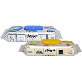 منشفة ومناديل تنظيف الأسطح Sleepy Easy Clean Super Degreaser & Descaling مقاس 4x30 (120 ورقة)