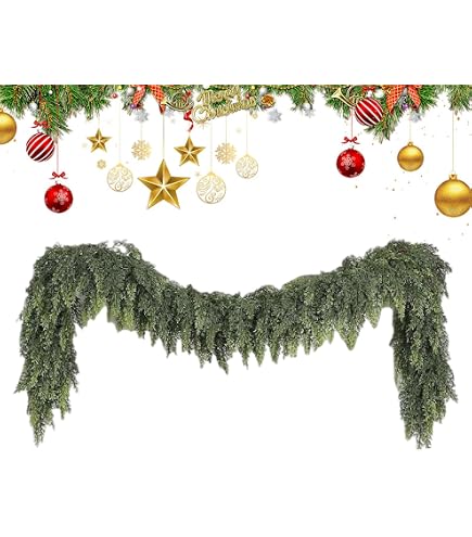 Guirlande De Cèdre Artificielle Noël - Décoration Intérieur/extérieur - Longueurs 150 à 270 Cm - 3
