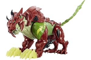 ​He-Man and The Masters of the Universe Battle Cat Action Figures Based on Animated Series for Storytelling Play, Articulated Battle Characters, Gift for 4 Years and Older, MOTU